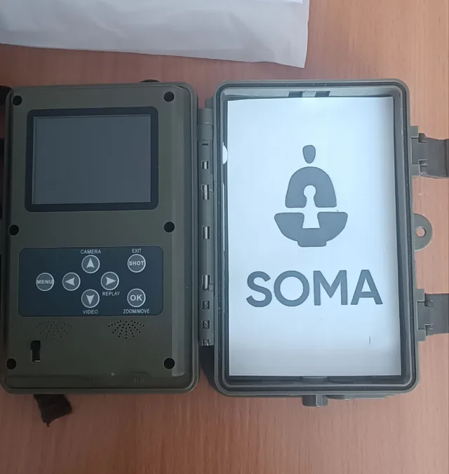 Фотоловушка с логотипом SOMA для Сайлюгемского национального парка